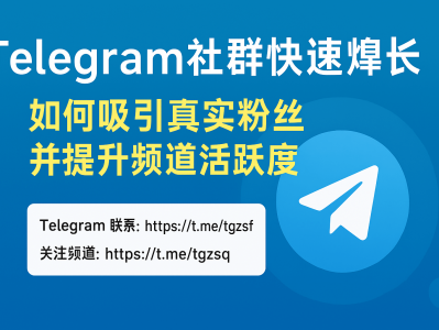Telegram社群快速增长指南：如何吸引真实粉丝