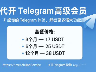 代开 Telegram 高级会员｜升级你的 Telegram 体验，解锁更多强大功能！