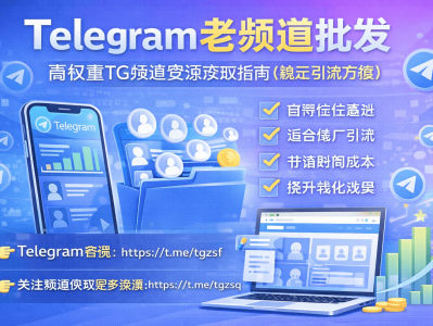 Telegram老频道批发：高权重TG频道资源获取指南（稳定引流方案）